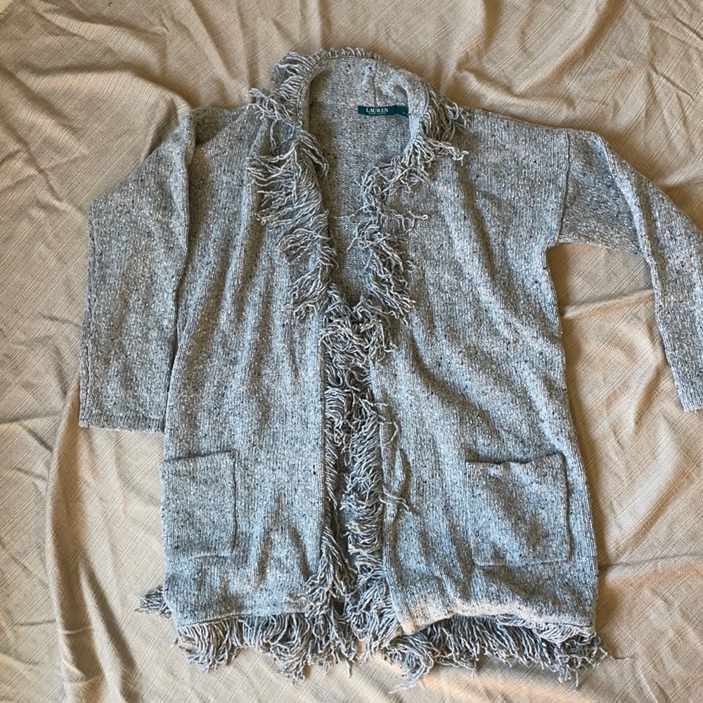 Lauren Ralph Lauren Cardigan Sweater. Size Large